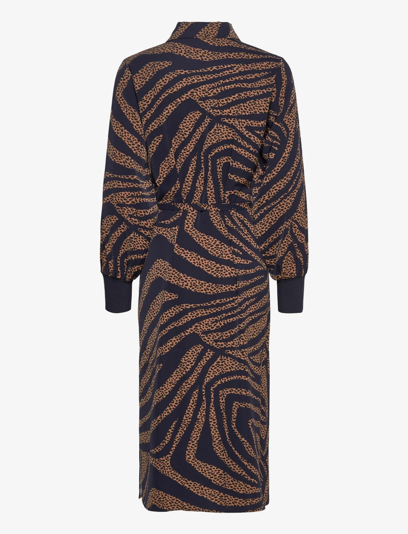 Karen By Simonsen - HiljaKB Dress - marškinių tipo suknelės - night sky zebra - 1