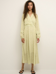 Karen By Simonsen - HikiKB Dress - summer dresses - lime flower lace - 3