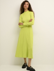 Karen By Simonsen - HilaryKB Dress - t-shirtkjoler - bright lime green - 2