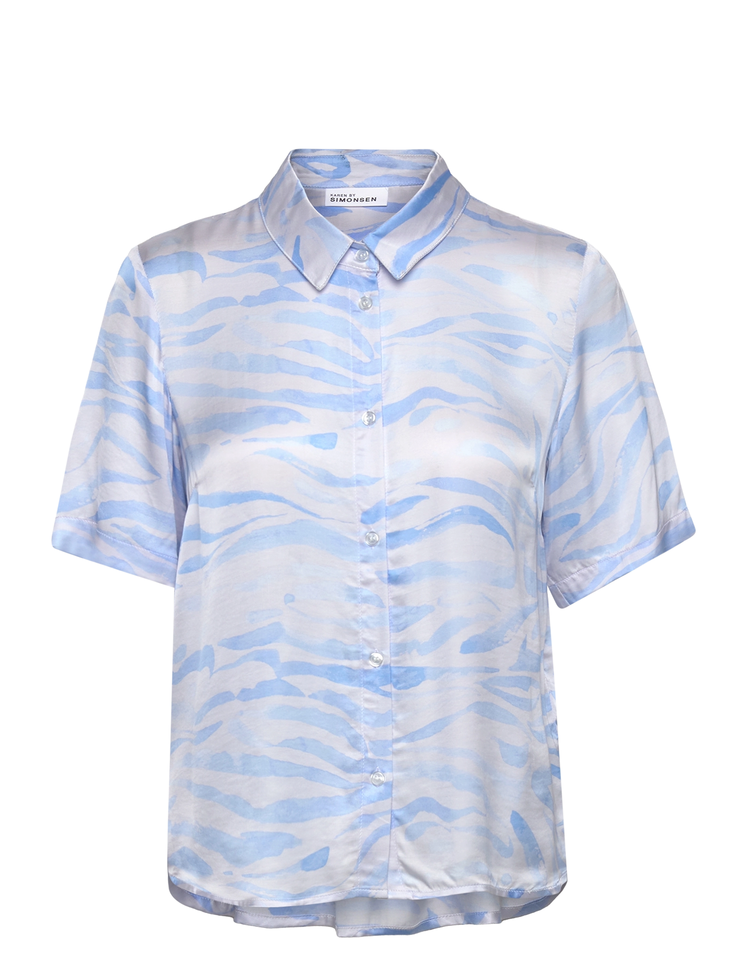 Karen By Simonsen InesKB SS Shirt - Bluser - OCEAN WAVE / blue