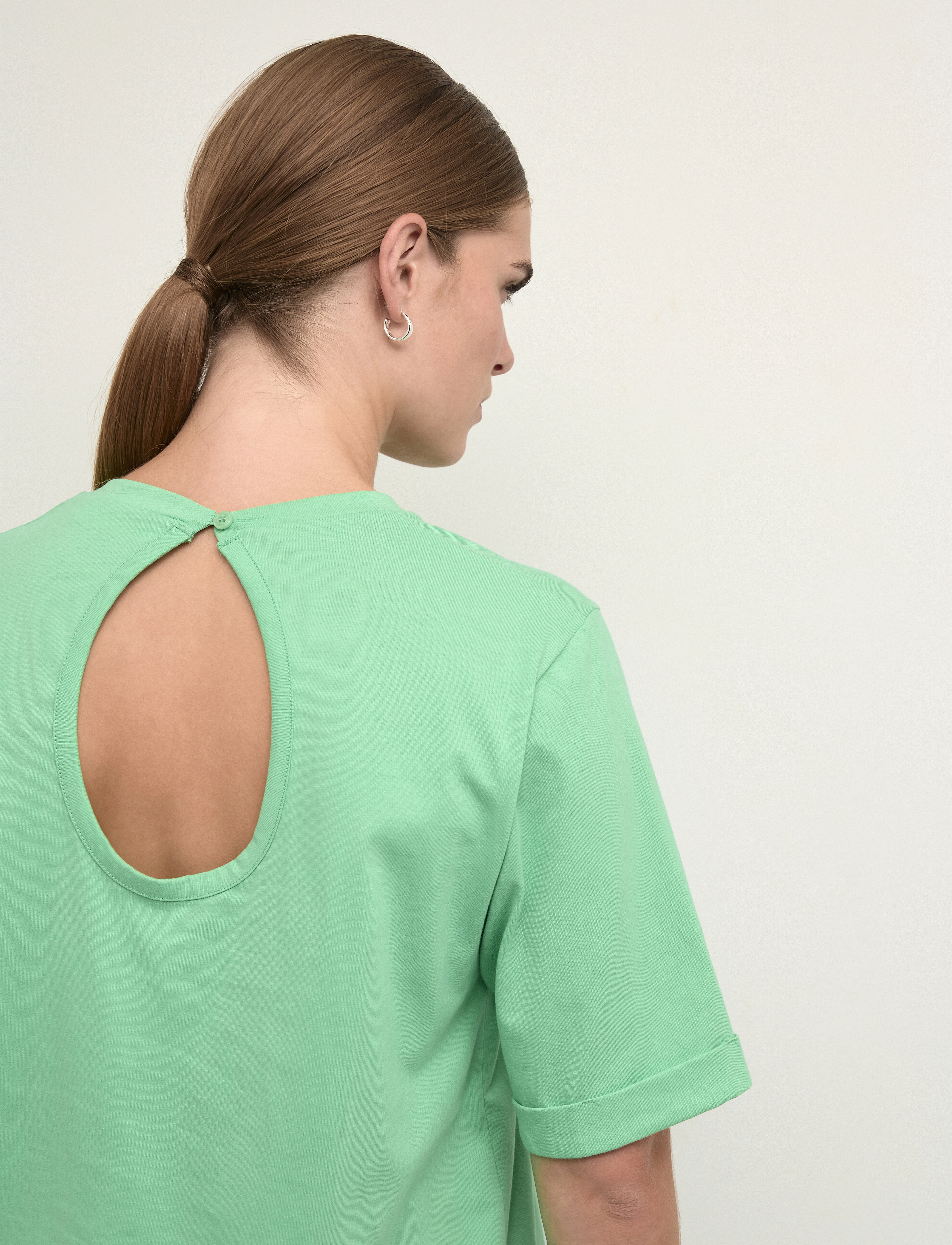 Karen By Simonsen - IvanaKB Tee - jade cream - 5
