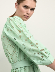 Karen By Simonsen - IuliaKB Dress - kesämekot - pastel green - 5