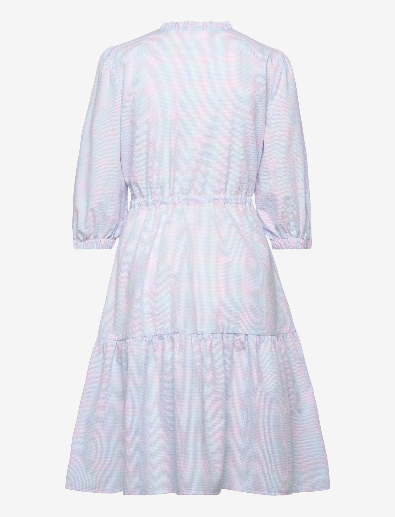 Karen By Simonsen - IvetteKB Dress - sommerkjoler - pink multi check - 2