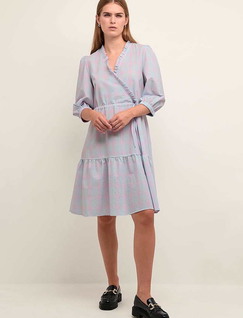 Karen By Simonsen - IvetteKB Dress - sommerkleider - pink multi check - 3