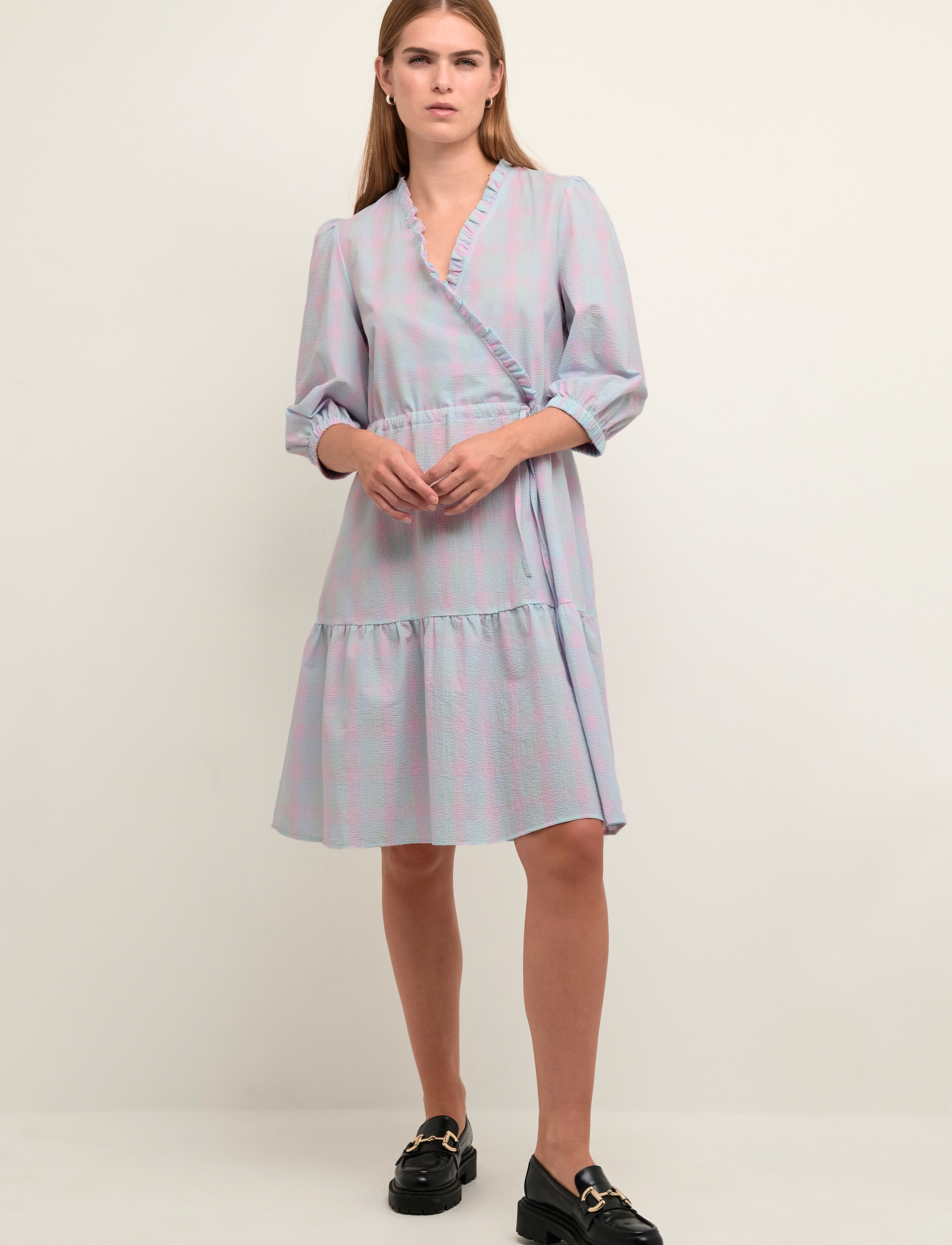 Karen By Simonsen - IvetteKB Dress - pink multi check - 3
