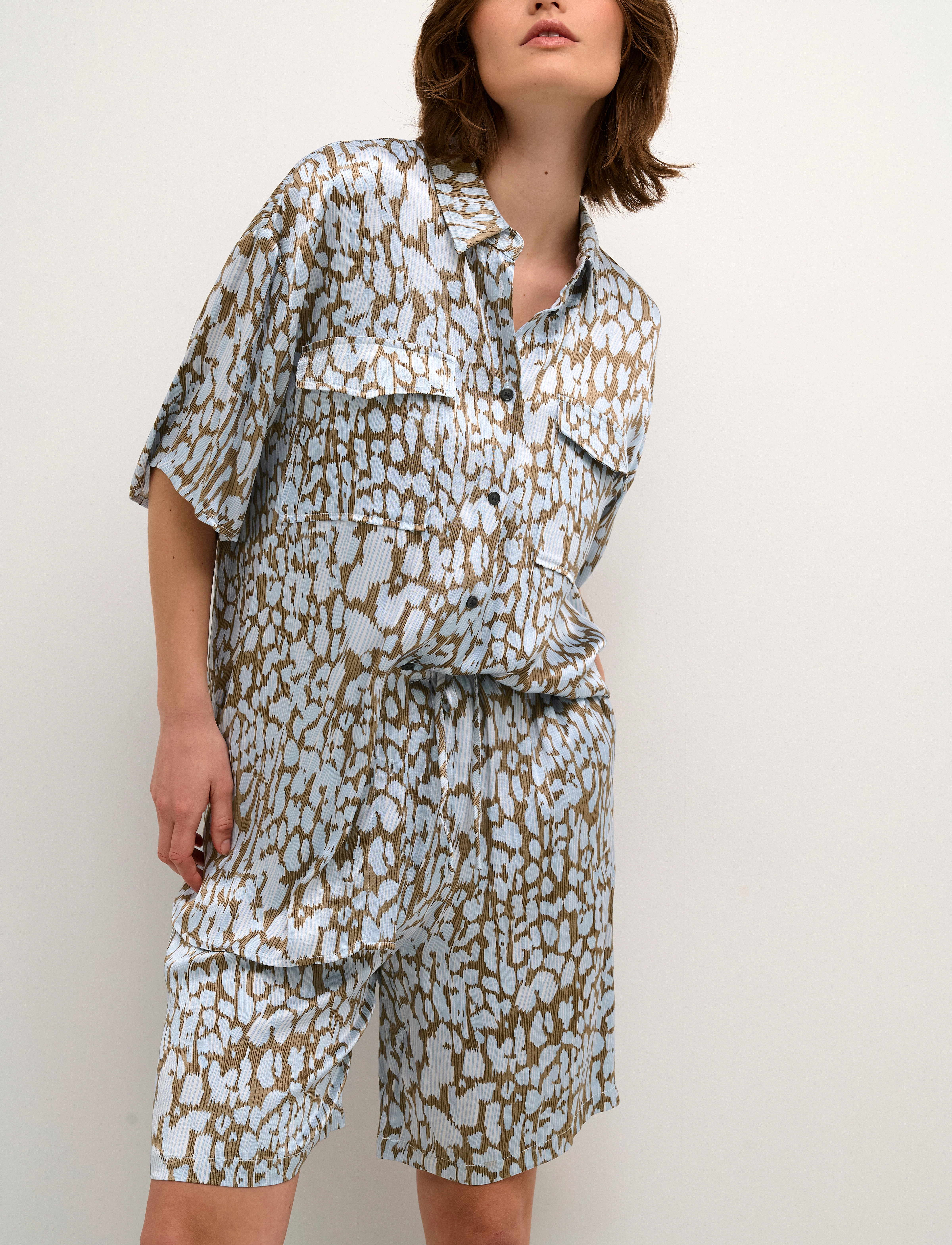 Karen By Simonsen - JessKB Shorts - leo stripe blue - 5