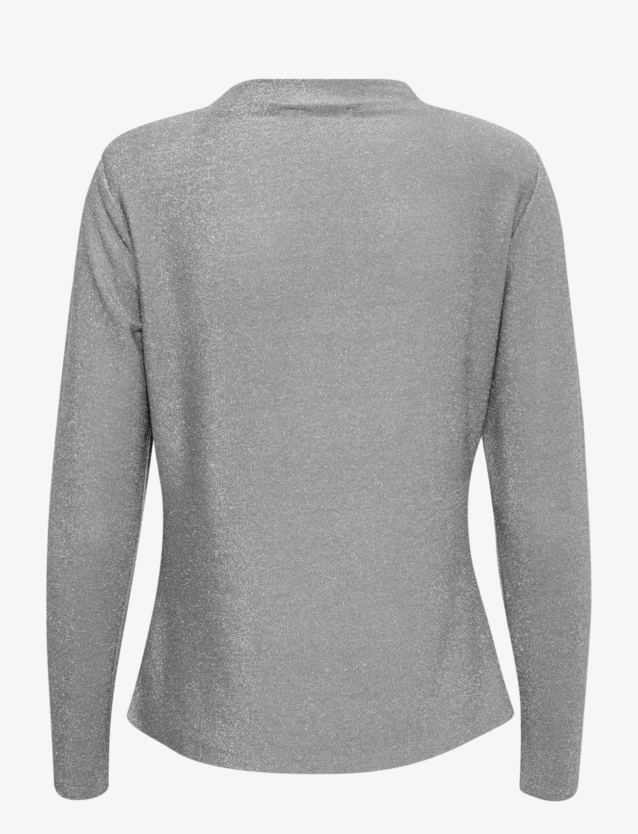 Karen By Simonsen - KarlaKB Top - pikkade varrukatega alussärgid - silver - 2