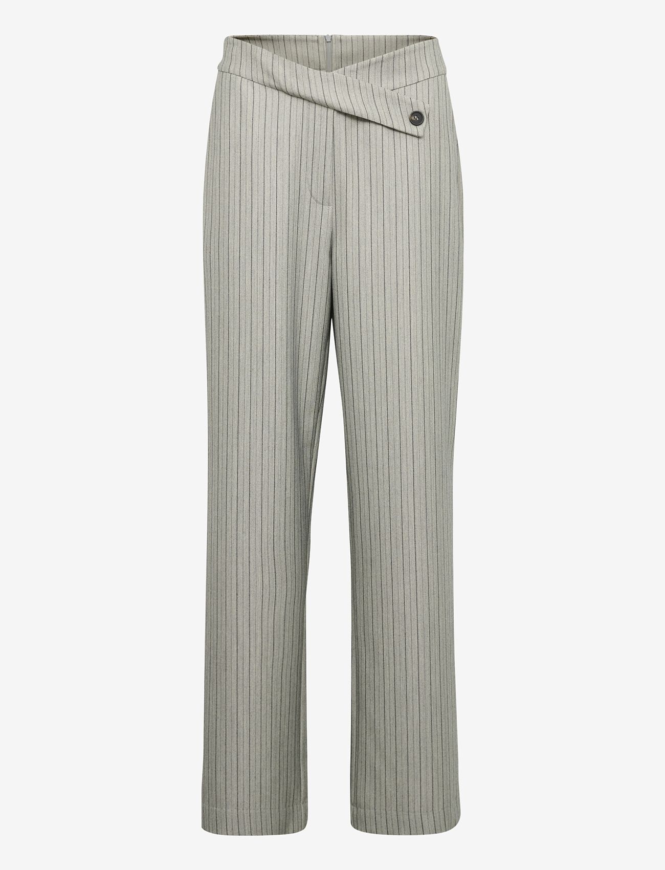 Karen By Simonsen - KathrineKB Wide Pants - bukser med brede ben - opal gray melange - 0