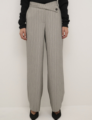 Karen By Simonsen - KathrineKB Wide Pants - wide leg trousers - opal gray melange - 1
