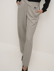 Karen By Simonsen - KathrineKB Wide Pants - wide leg trousers - opal gray melange - 5