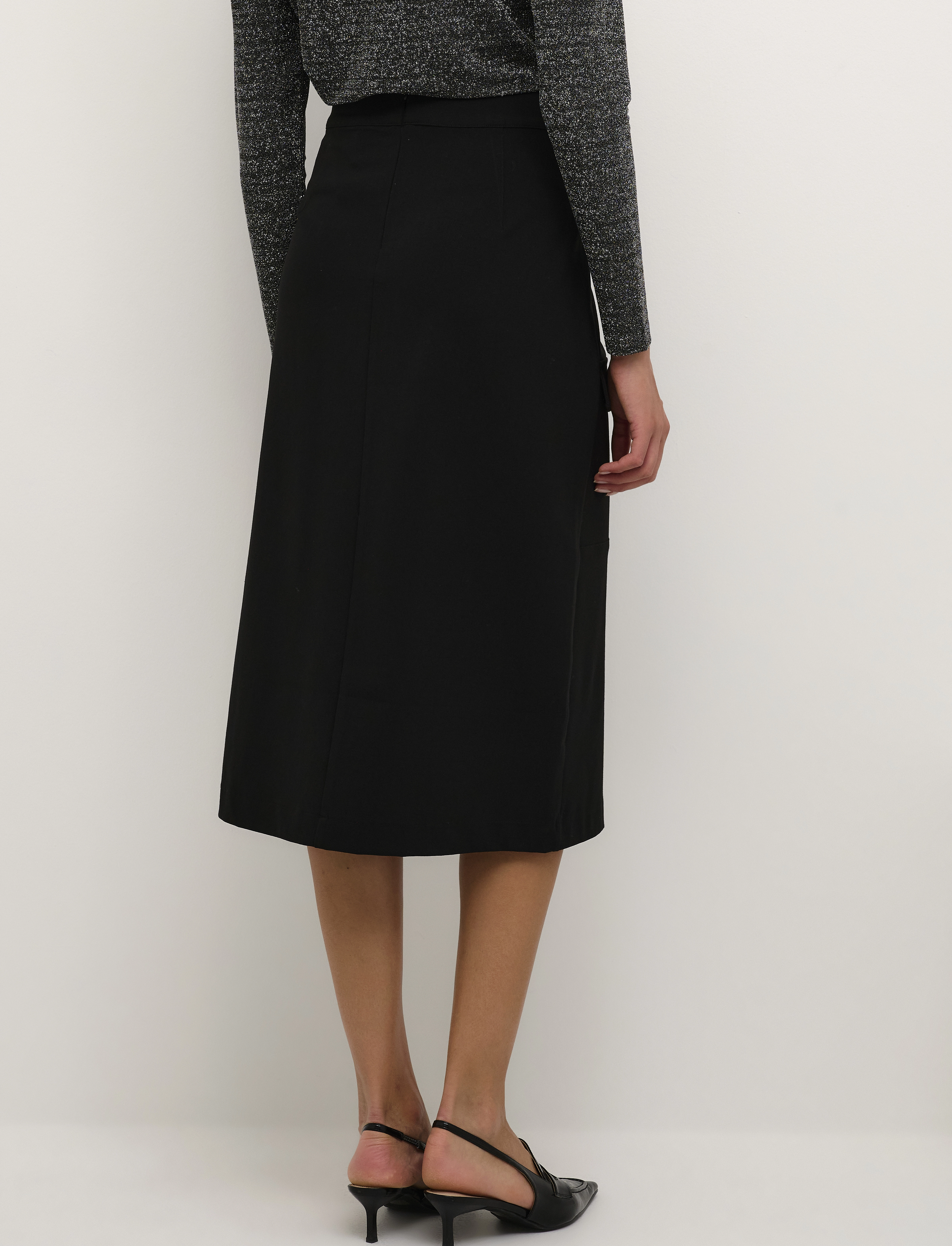 Karen By Simonsen - KristelKB Skirt - midi nederdele - meteorite - 4