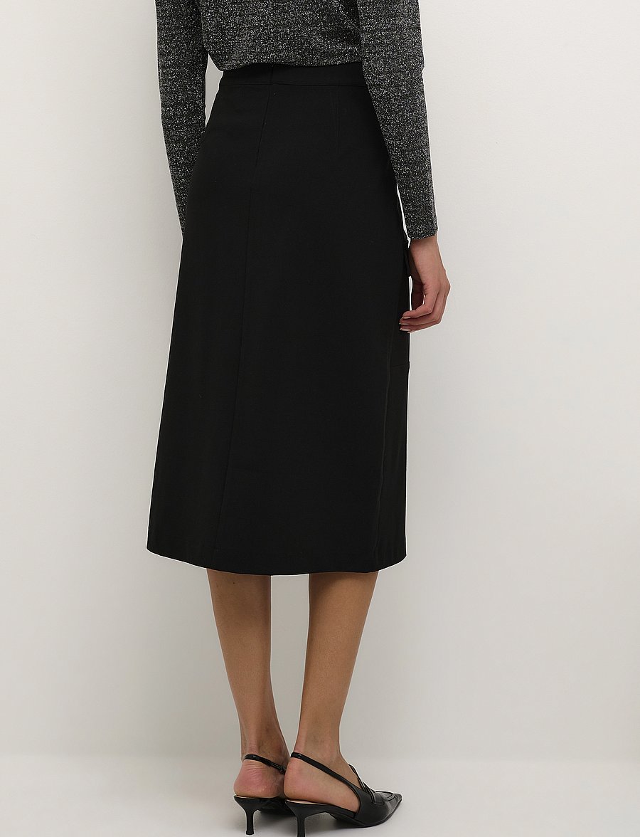 Karen By Simonsen - KristelKB Skirt - midi nederdele - meteorite - 4