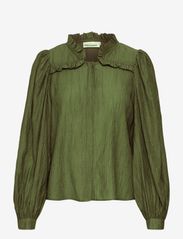 Karen By Simonsen - KayaKB Blouse - blouses met lange mouwen - pesto - 0