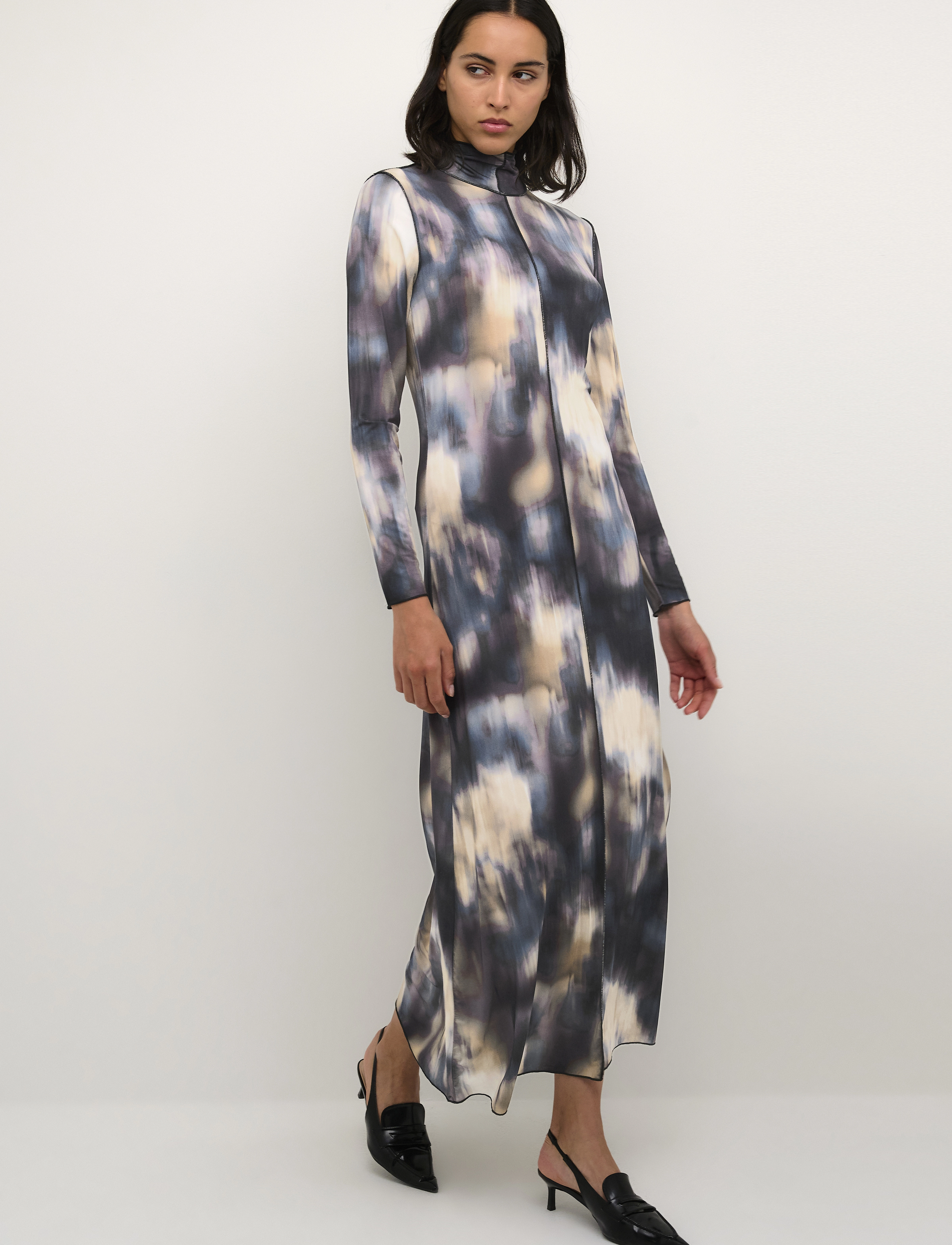 Karen By Simonsen KiriKB Jersey Dress - Maxi kjoler - FUDGE / navy