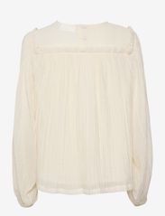 Karen By Simonsen - KatharinaKB Blouse - long-sleeved blouses - egret - 1