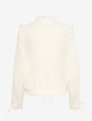 Karen By Simonsen - LindaKB Blouse - long-sleeved blouses - egret - 2