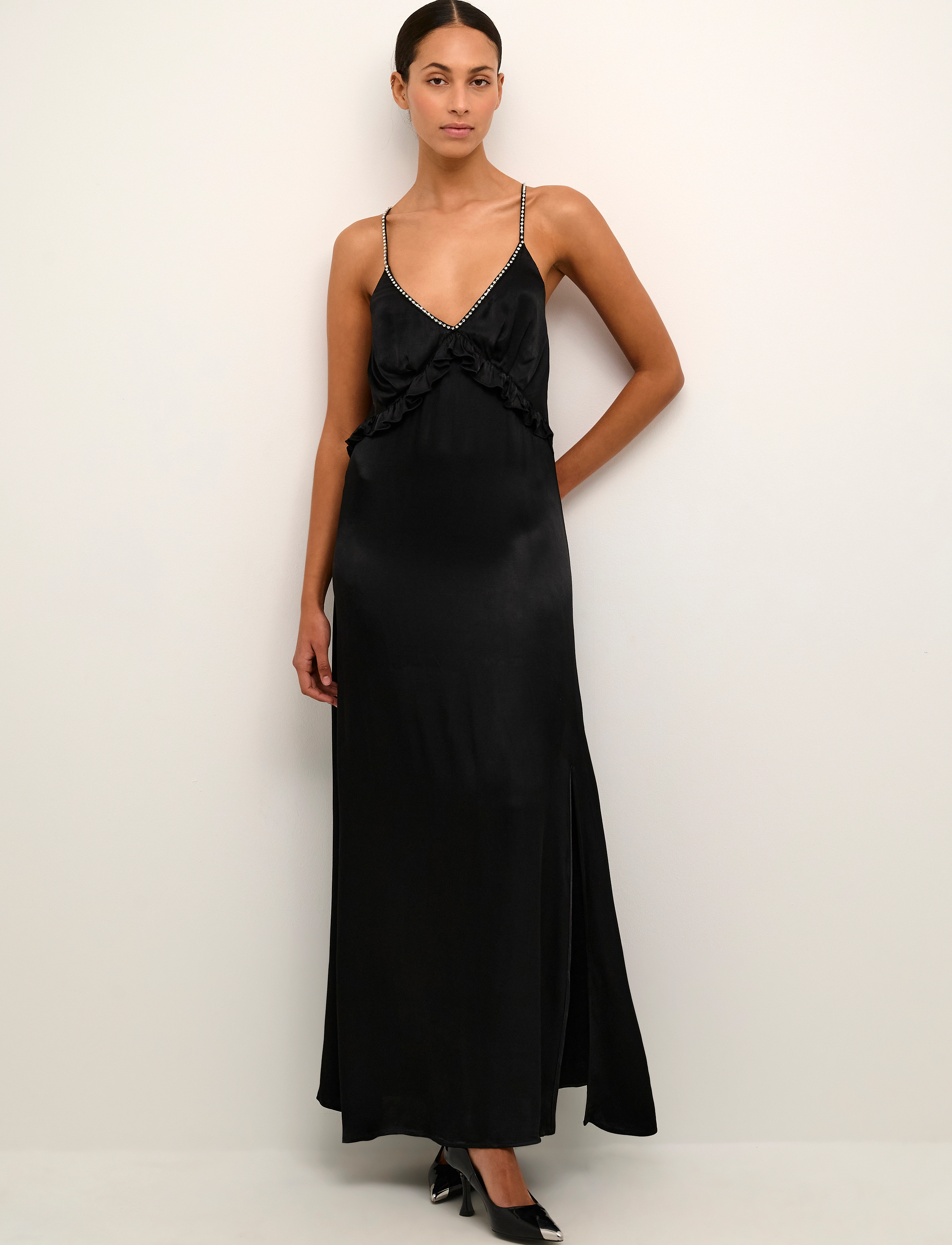 Karen By Simonsen Lajakb Dress, 42, Dresses, Schwarz - Maxi Frauen