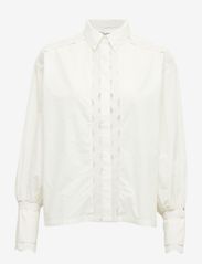 Karen By Simonsen - KuellaKB Shirt - langærmede skjorter - bright white - 0