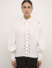 Karen By Simonsen - KuellaKB Shirt - langærmede skjorter - bright white - 1
