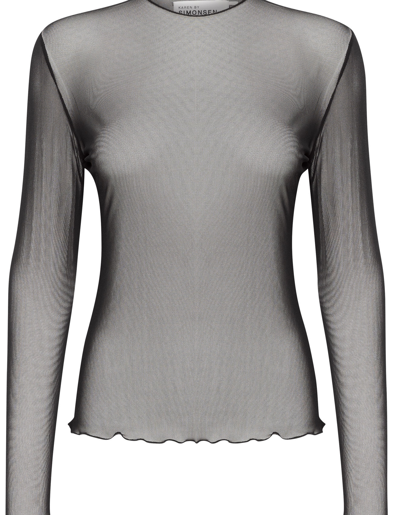 Karen By Simonsen - DeshKB LS Tee - pikkade varrukatega alussärgid - meteorite - 1