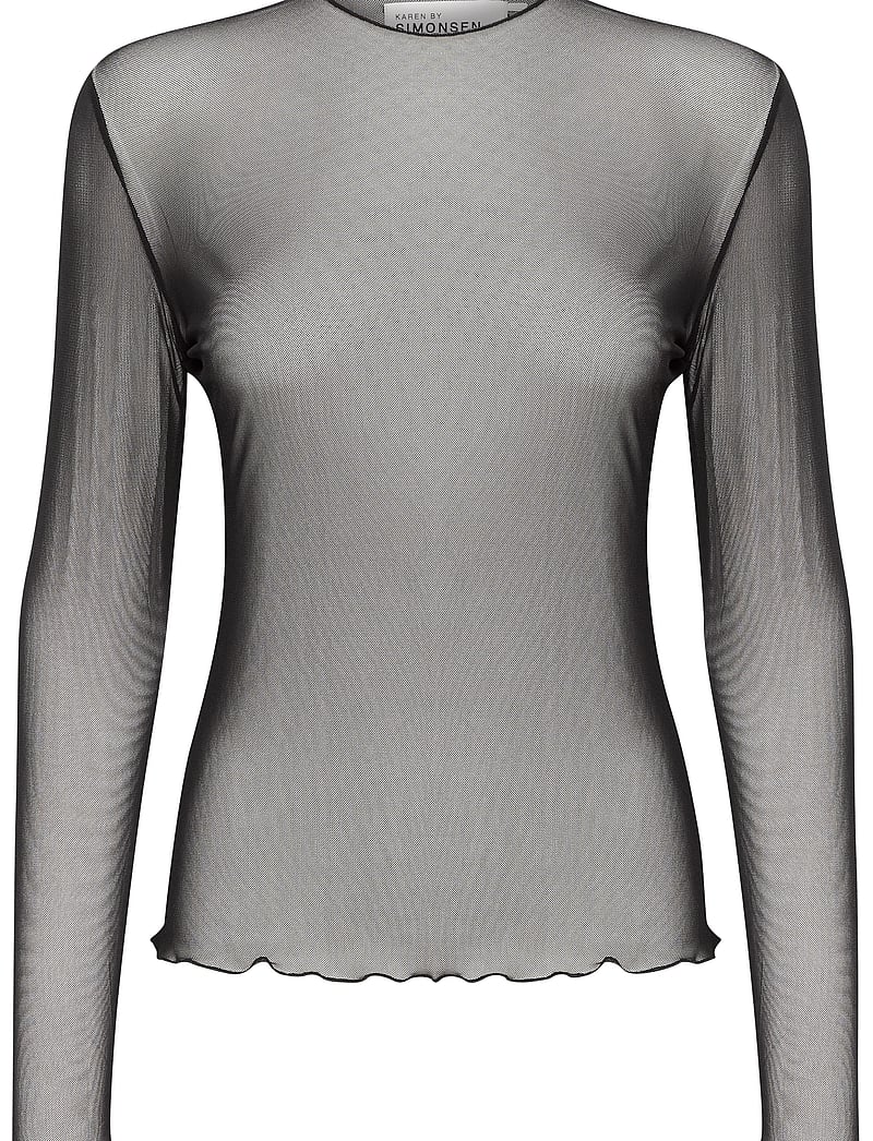 Karen By Simonsen - DeshKB LS Tee - pikkade varrukatega alussärgid - meteorite - 1