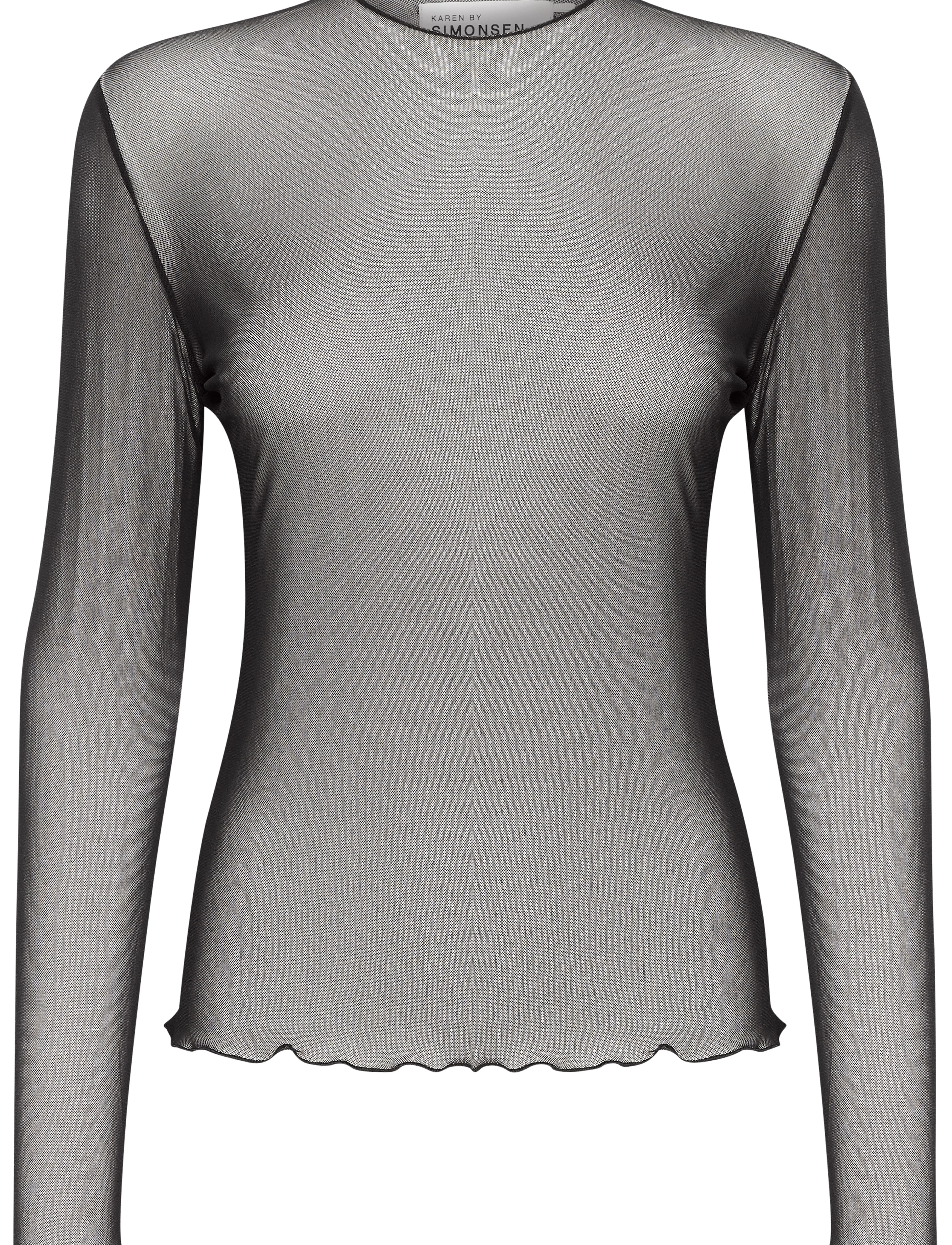 Karen By Simonsen DeshKB LS Tee - Transitional Layering - METEORITE / black