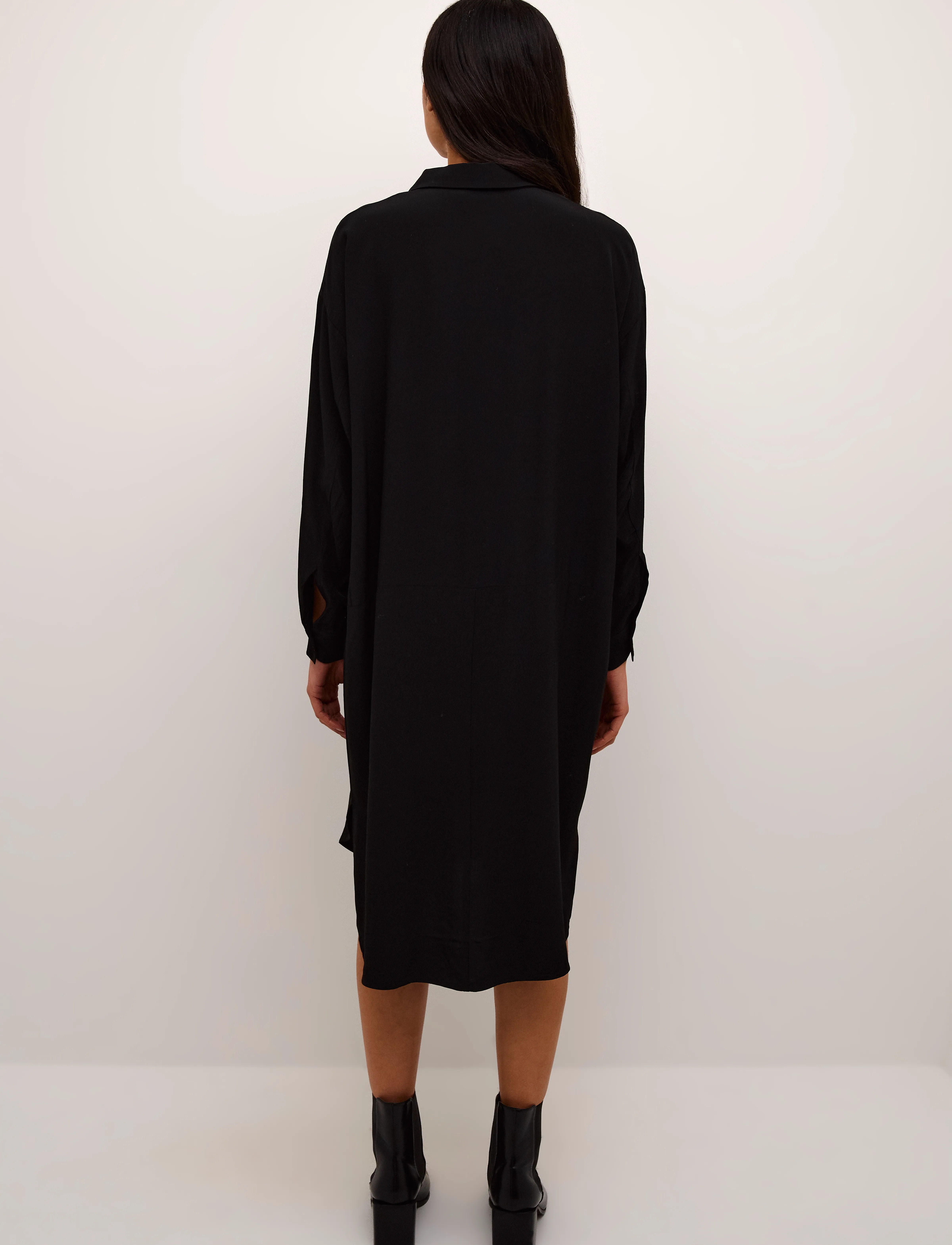 Karen By Simonsen Ajanakb Solid Long Shirt skjortor dam – bild 3