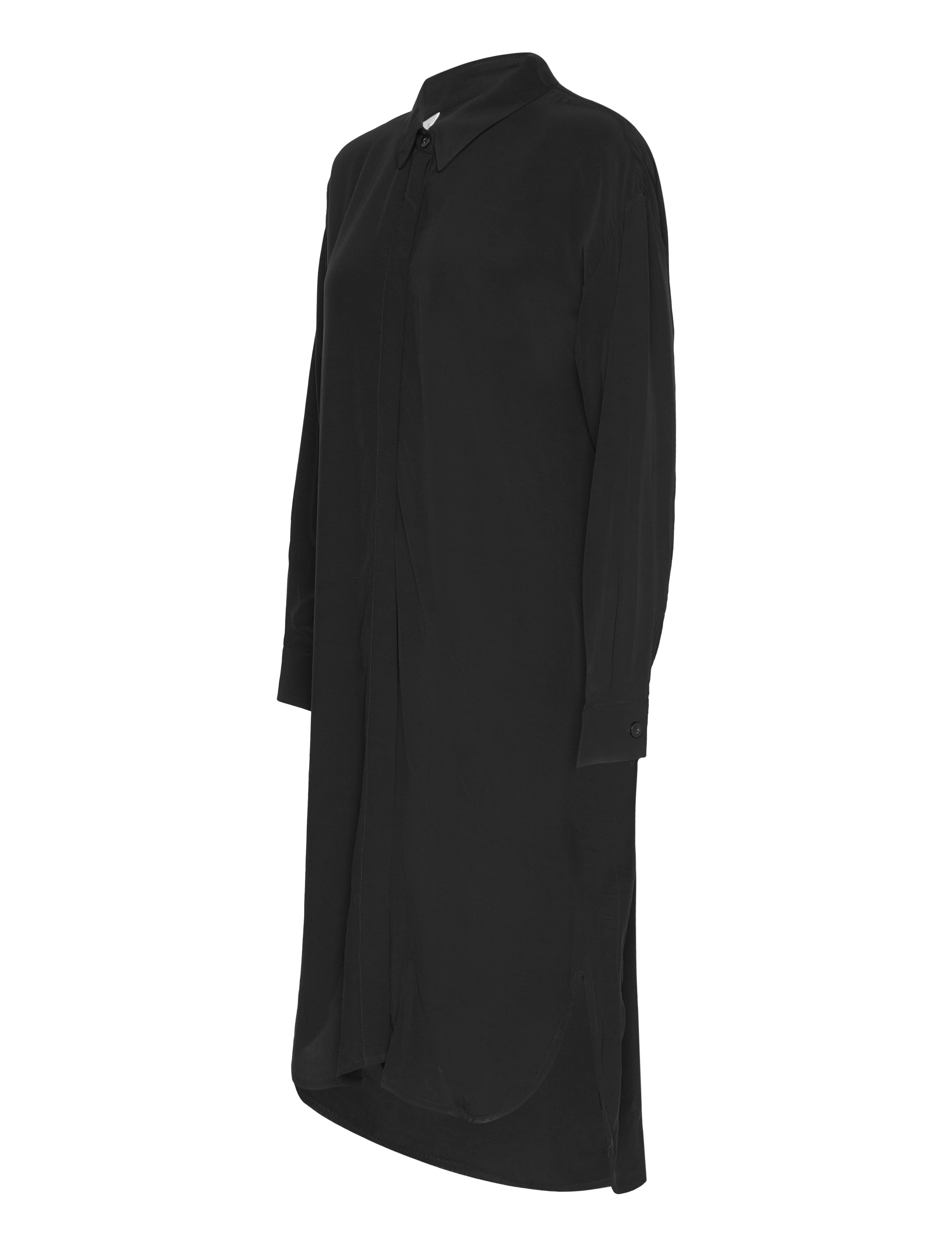 Karen By Simonsen - AjanaKB Solid Long Shirt - midi-jurken - meteorite - 3