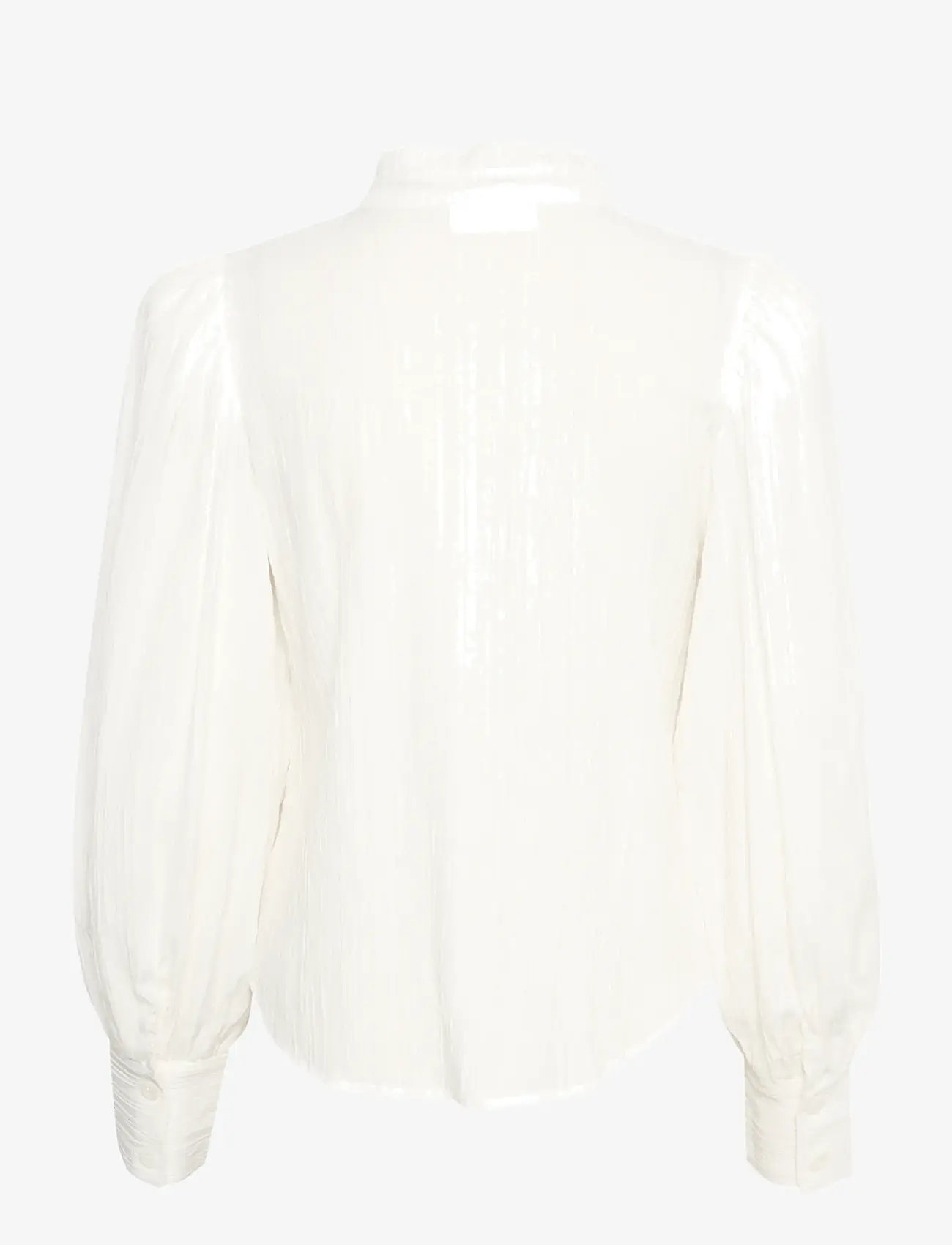 Karen By Simonsen - FrostyKB Frill Shirt - langärmlige hemden - bright white - 2