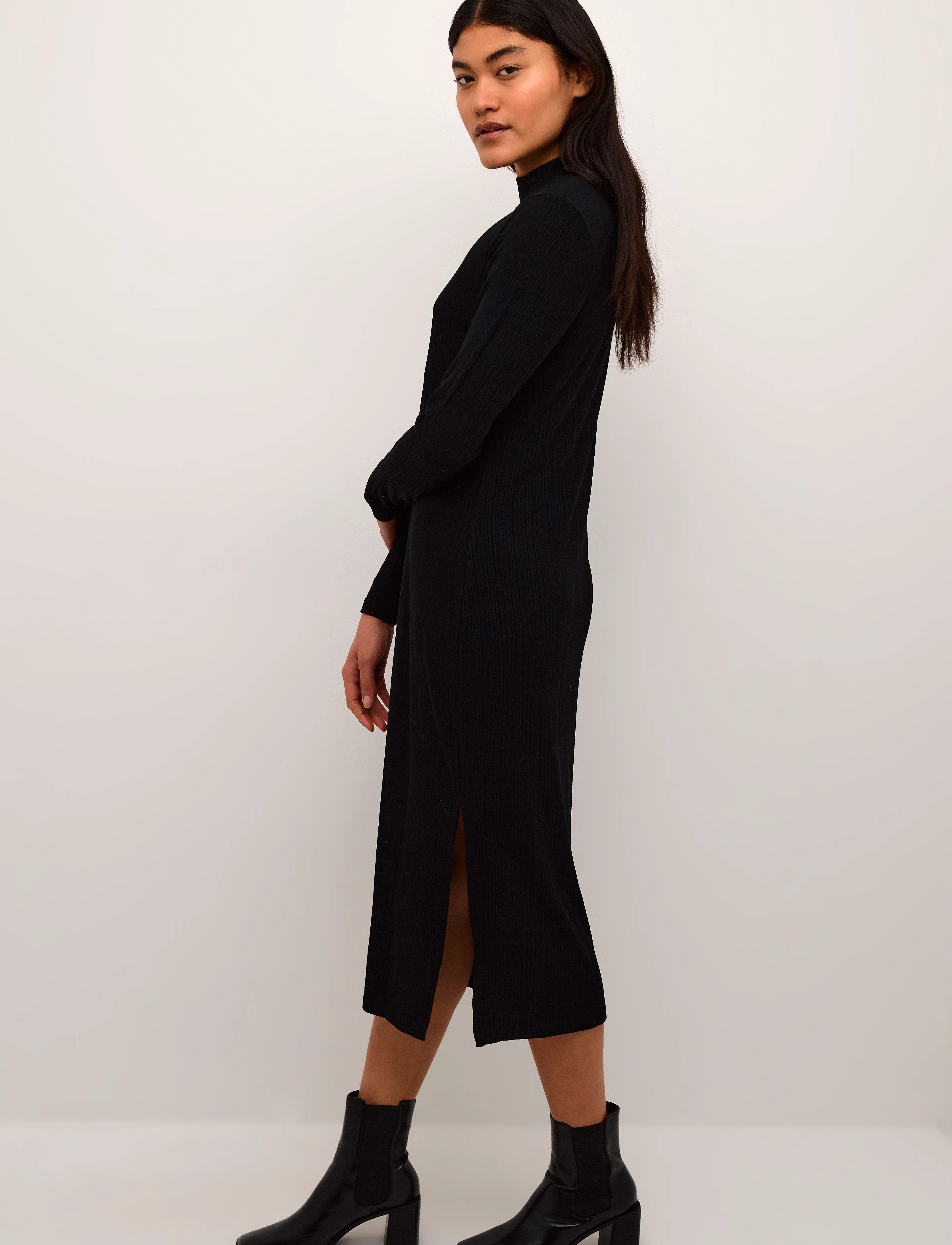 Karen By Simonsen Candacekb Dress, XXS, Black, Kjoler > Knælange Og Midi, Dame