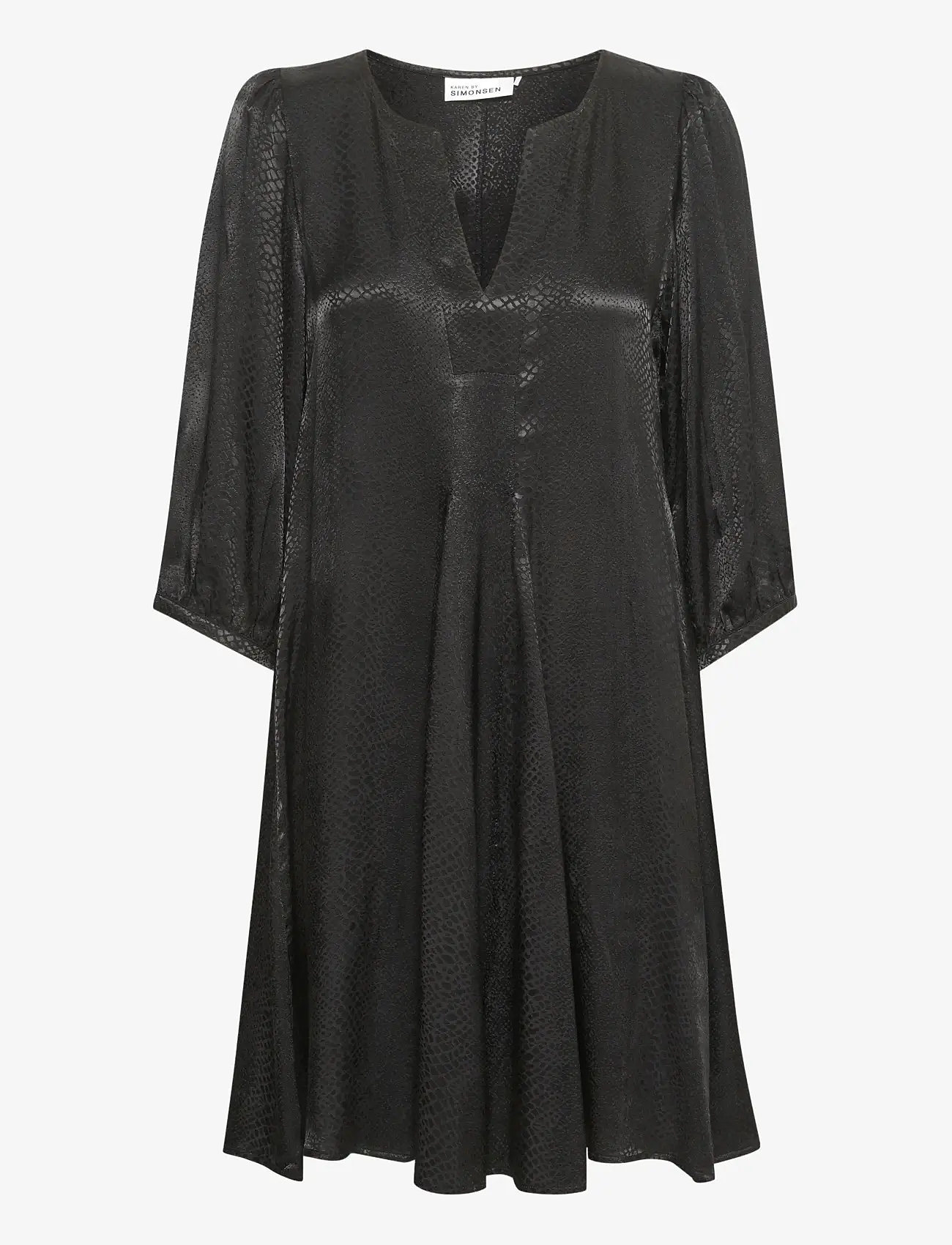 Karen By Simonsen - DarlingKB Indie Dress - korte kjoler - meteorite - 1