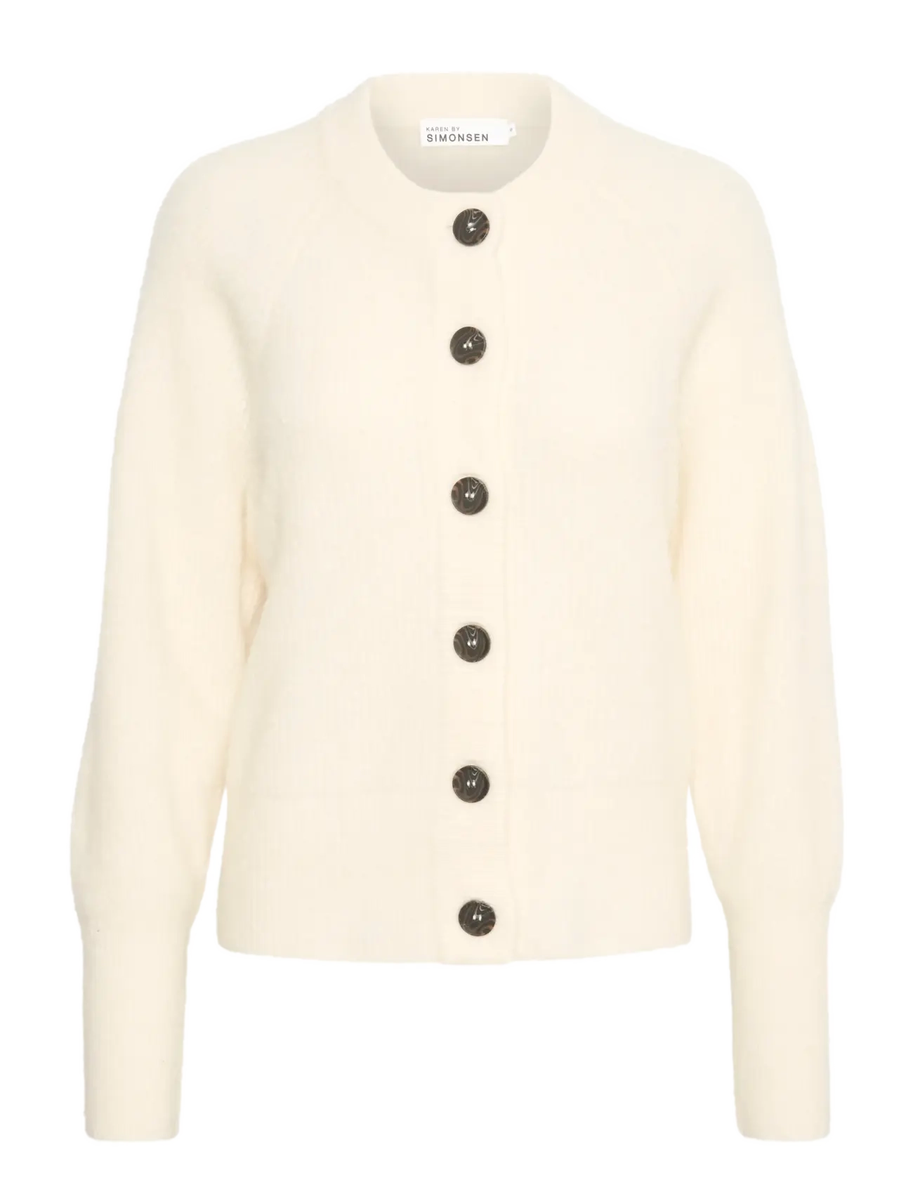Karen By Simonsen DebbieKB Short Cardigan - Karen By Simonsen - EGRET / cream