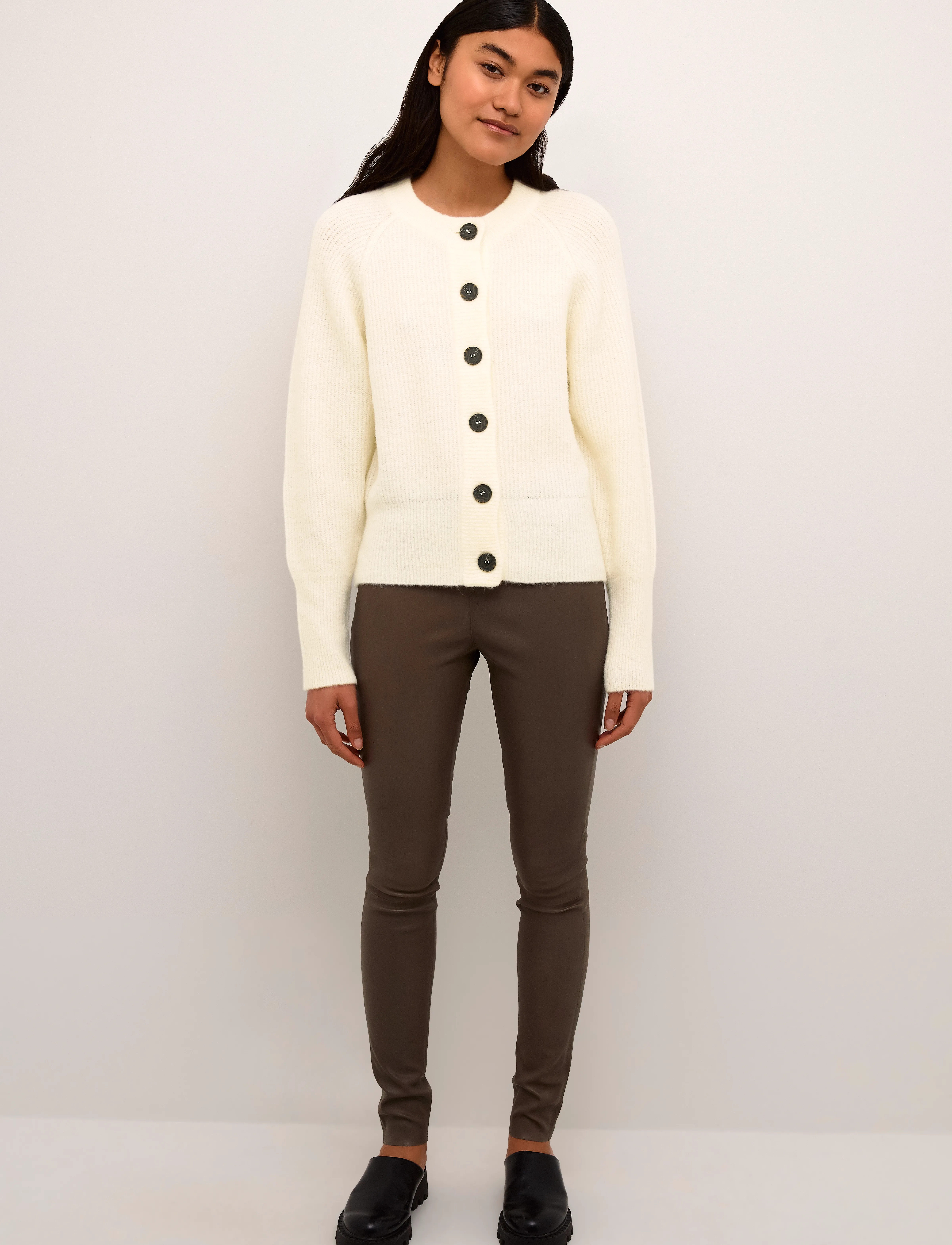 Karen By Simonsen - DebbieKB Short Cardigan - gebreide vesten - egret - 3