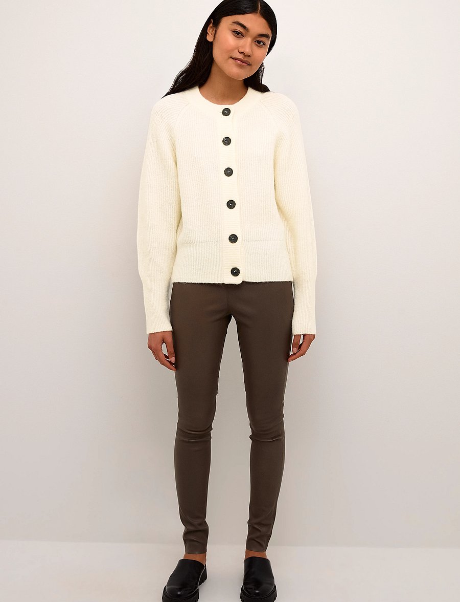 Karen By Simonsen - DebbieKB Short Cardigan - strickjacken - egret - 3