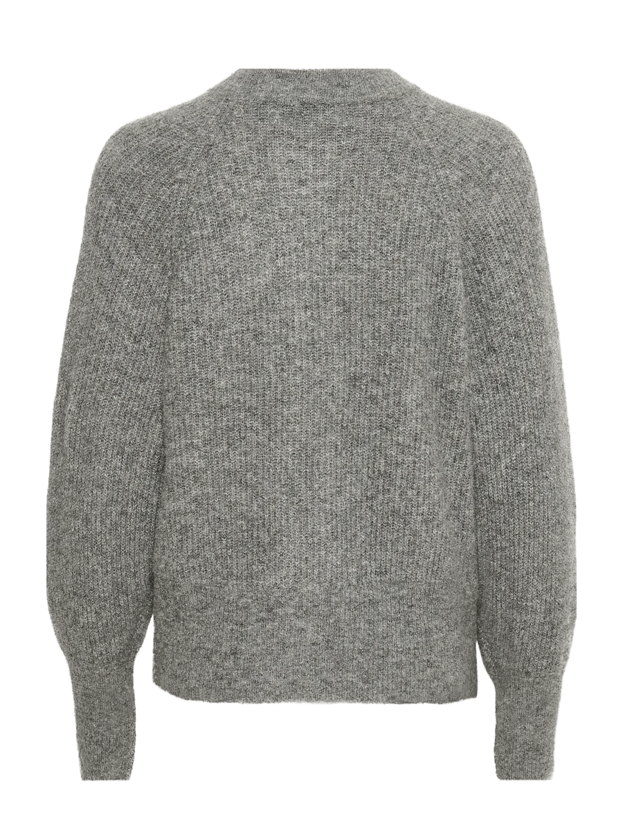 Karen By Simonsen - DebbieKB Short Cardigan - cardigans - opal gray melange - 2