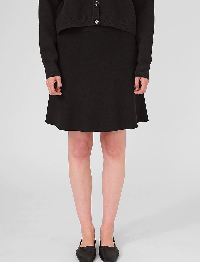 Karen By Simonsen - DoddieKB Knit Skirt - neulehameet - meteorite - 0