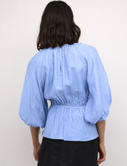 Karen By Simonsen - NomaKB Blouse - long-sleeved blouses - della robbia blue - 3