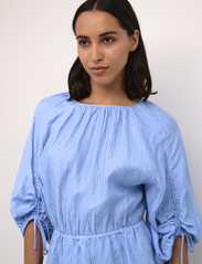 Karen By Simonsen - NomaKB Blouse - long-sleeved blouses - della robbia blue - 5