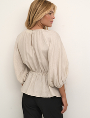 Karen By Simonsen - NomaKB Blouse - long-sleeved blouses - peyote - 3