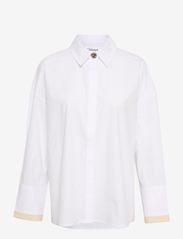 Karen By Simonsen - NillaKB Shirt - long-sleeved shirts - bright white - 0