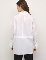 Karen By Simonsen - NillaKB Shirt - langærmede skjorter - bright white - 3