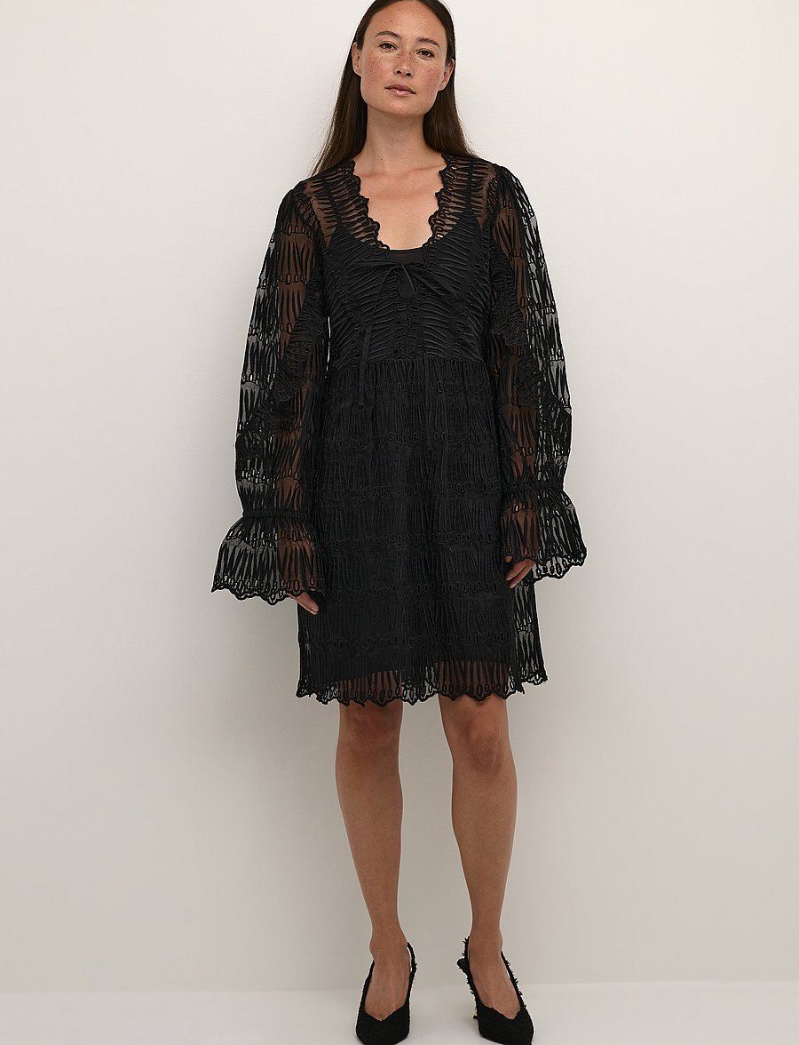 Karen By Simonsen - NadineKB Dress - midiklänningar - meteorite - 3