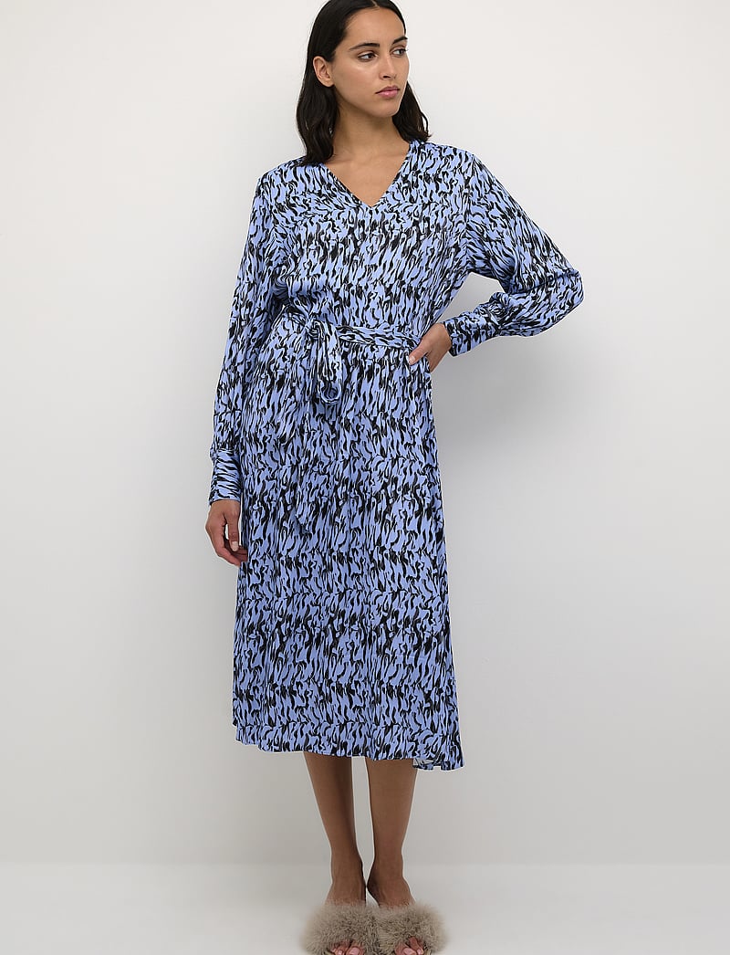Karen By Simonsen - NikoleKB Long Dress - midi kjoler - nikole della blue - 0