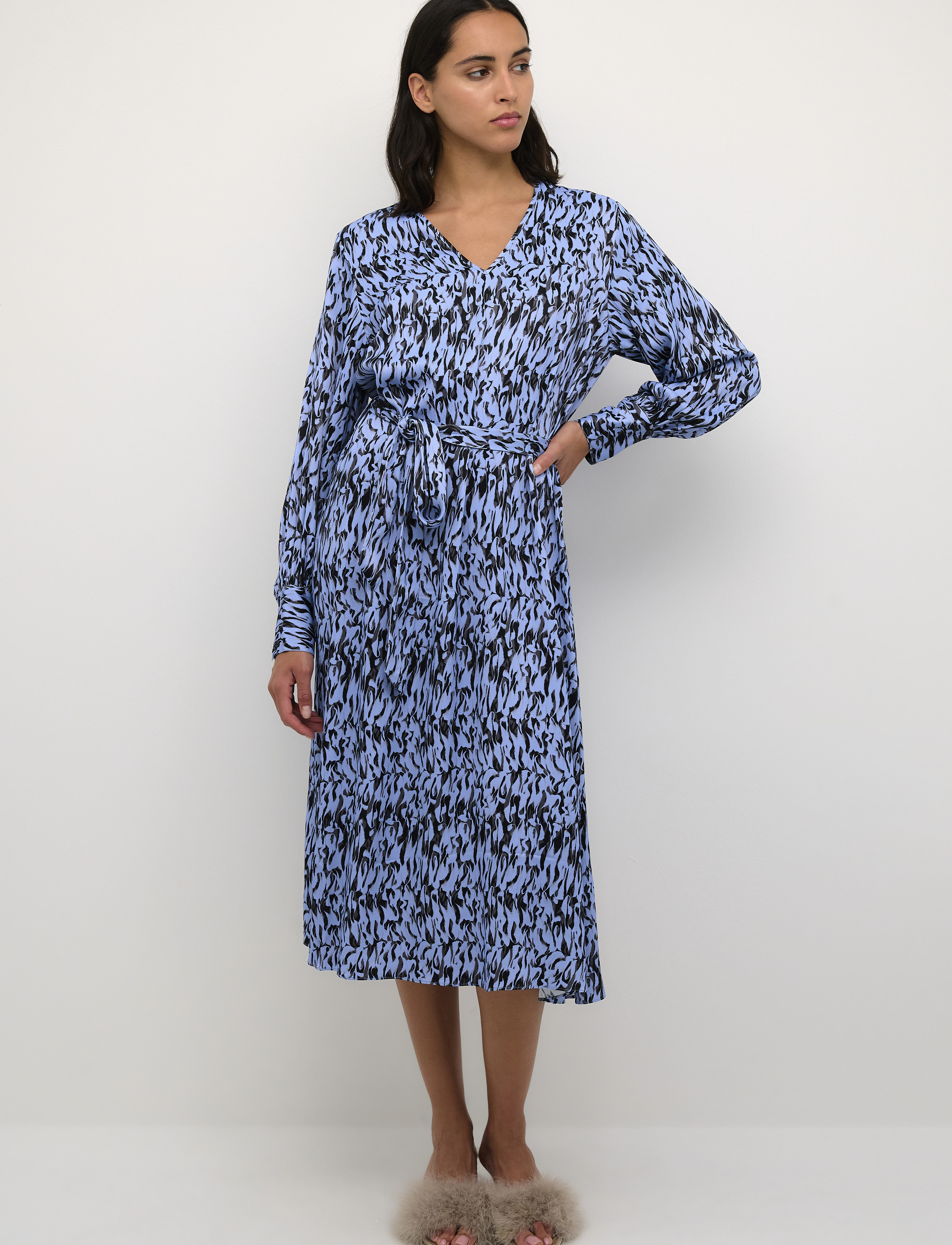 Karen By Simonsen NikoleKB Long Dress - Kjoler - NIKOLE DELLA BLUE / blue