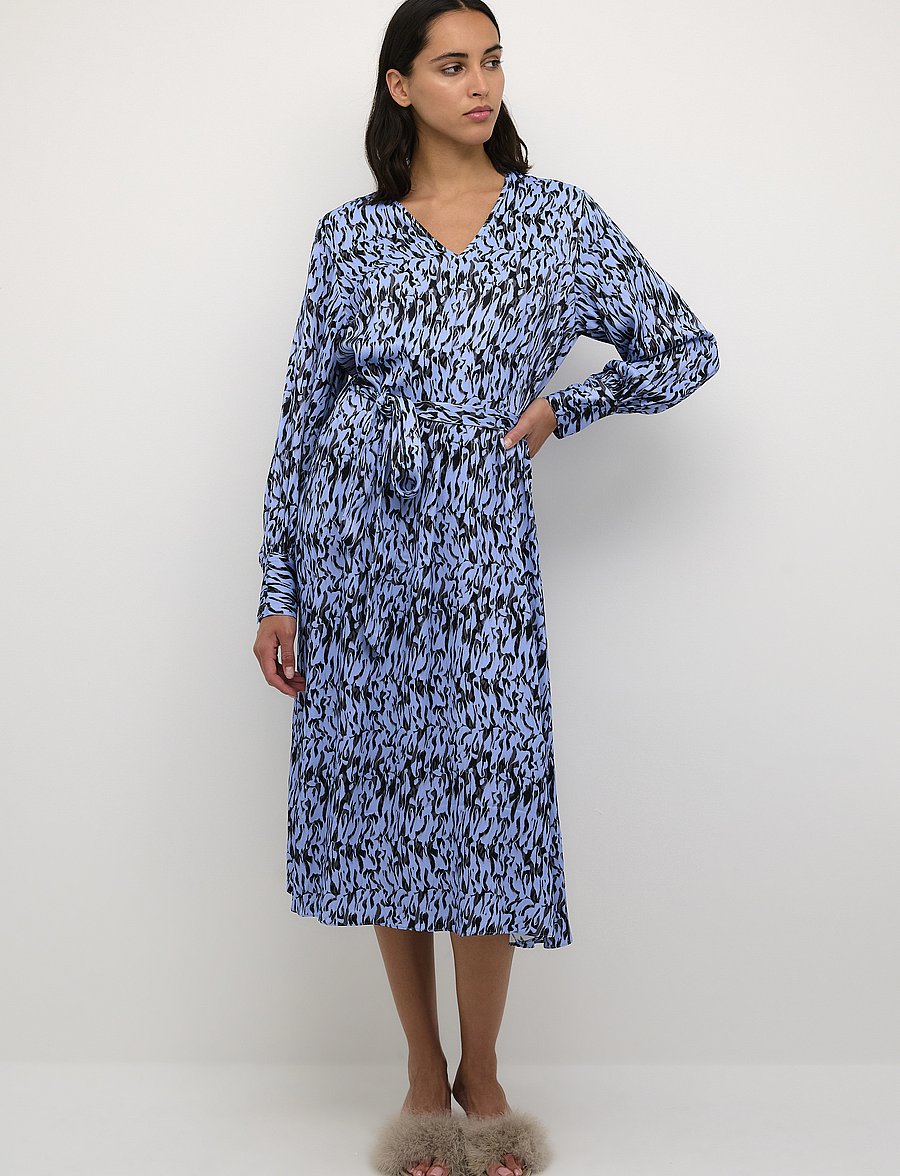 Karen By Simonsen - NikoleKB Long Dress - midiklänningar - nikole della blue - 0