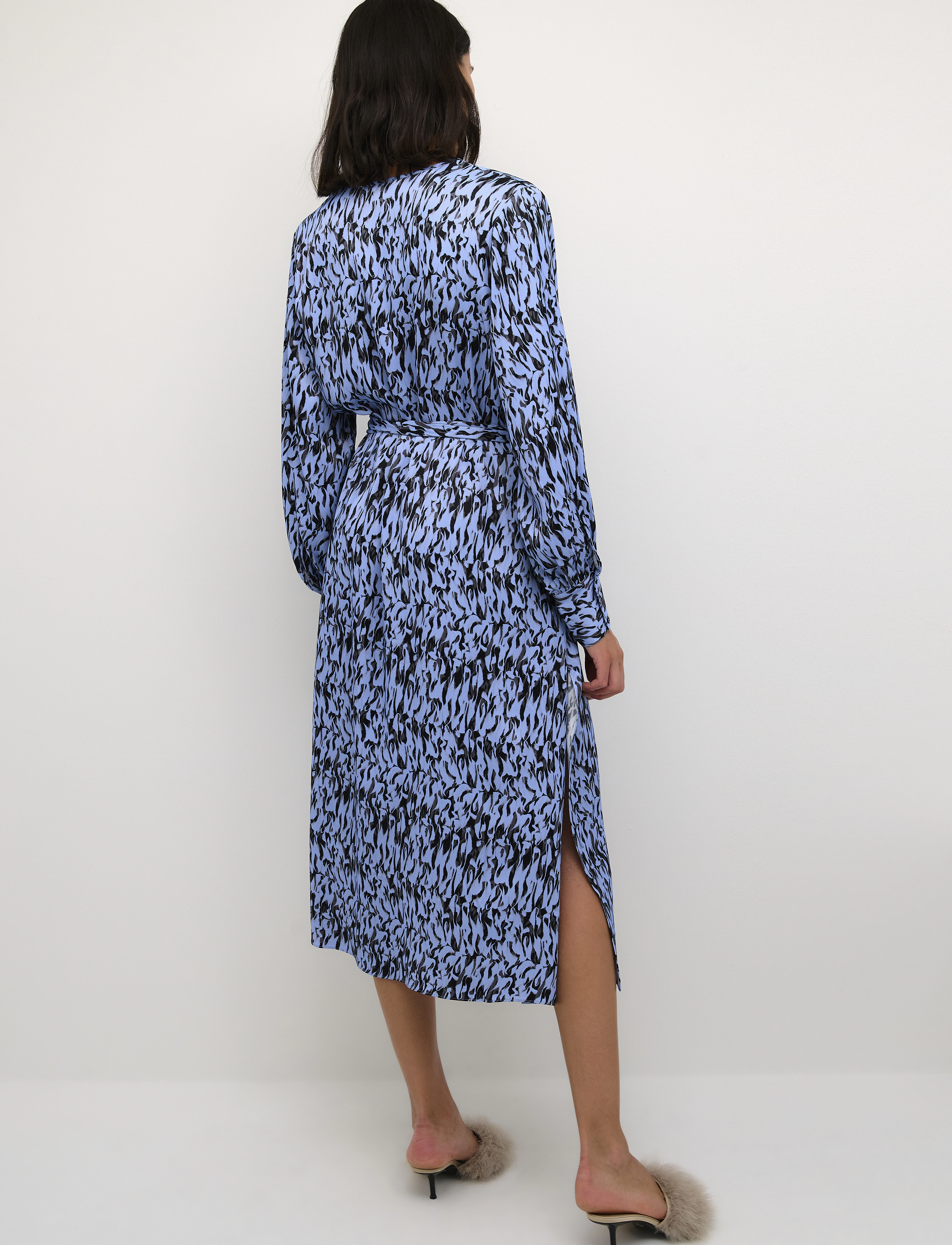 Karen By Simonsen - NikoleKB Long Dress - sukienki do kolan i midi - nikole della blue - 3