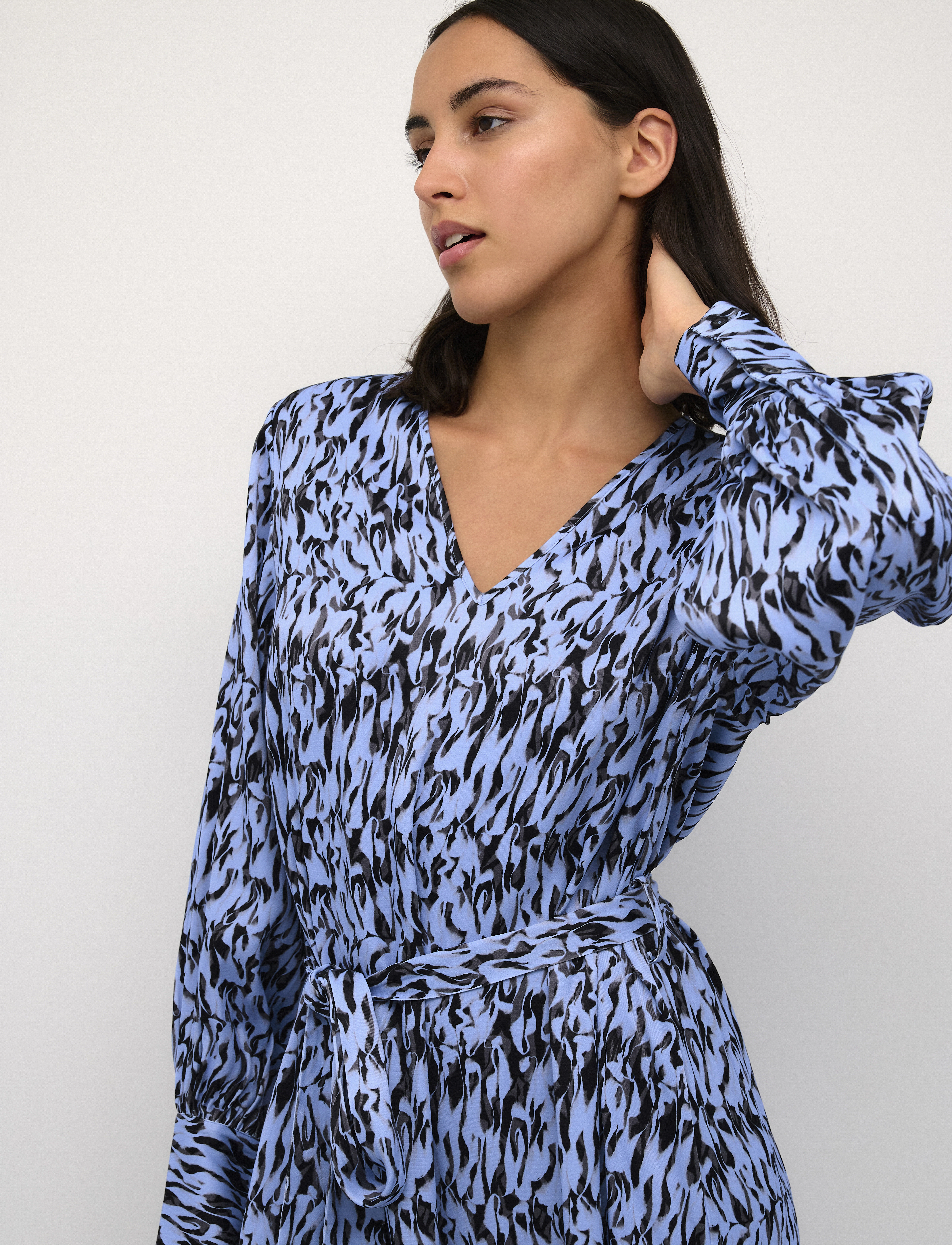 Karen By Simonsen - NikoleKB Long Dress - sukienki do kolan i midi - nikole della blue - 4