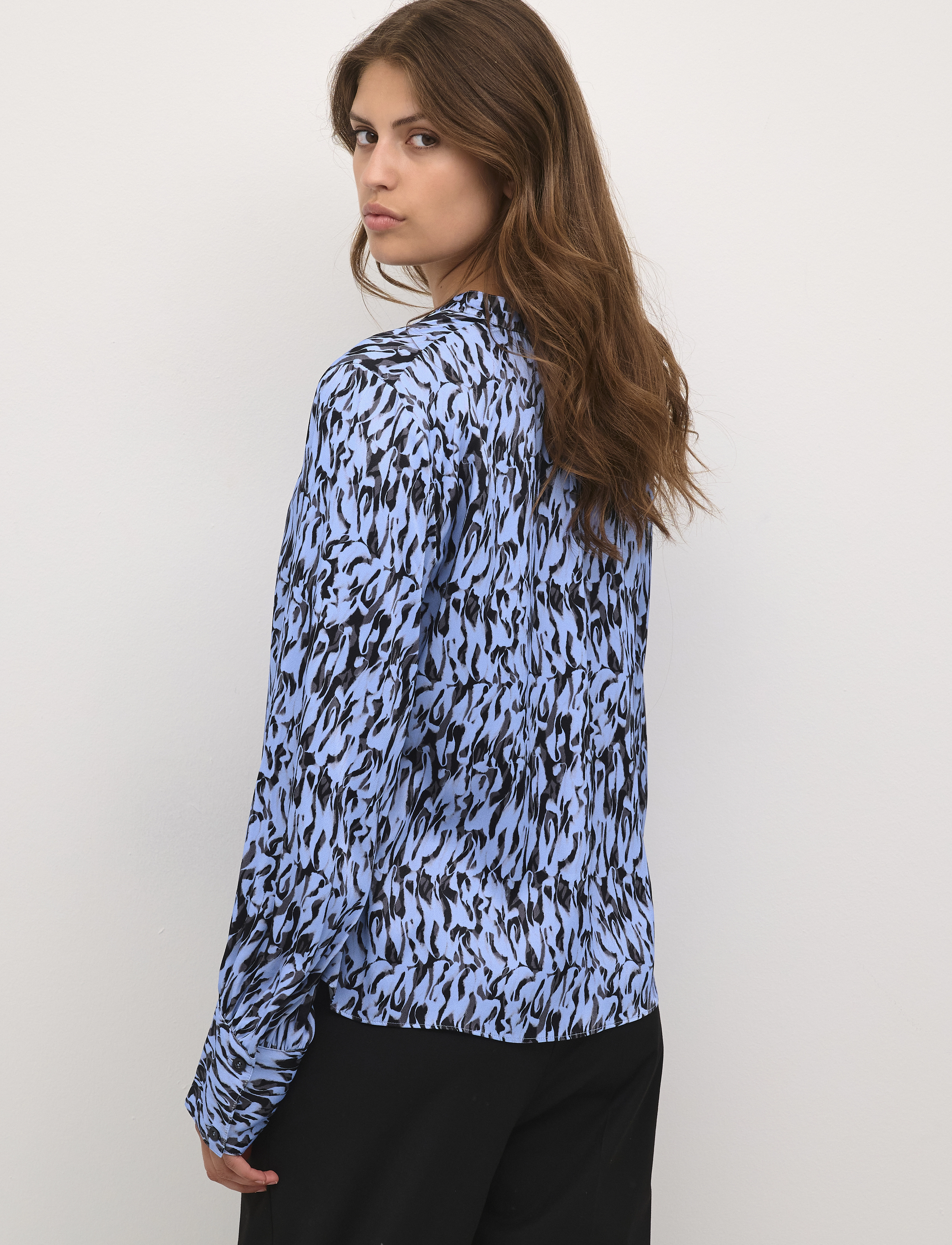Karen By Simonsen - NikoleKB Blouse - pikkade varrukatega pluusid - nikole della blue - 3