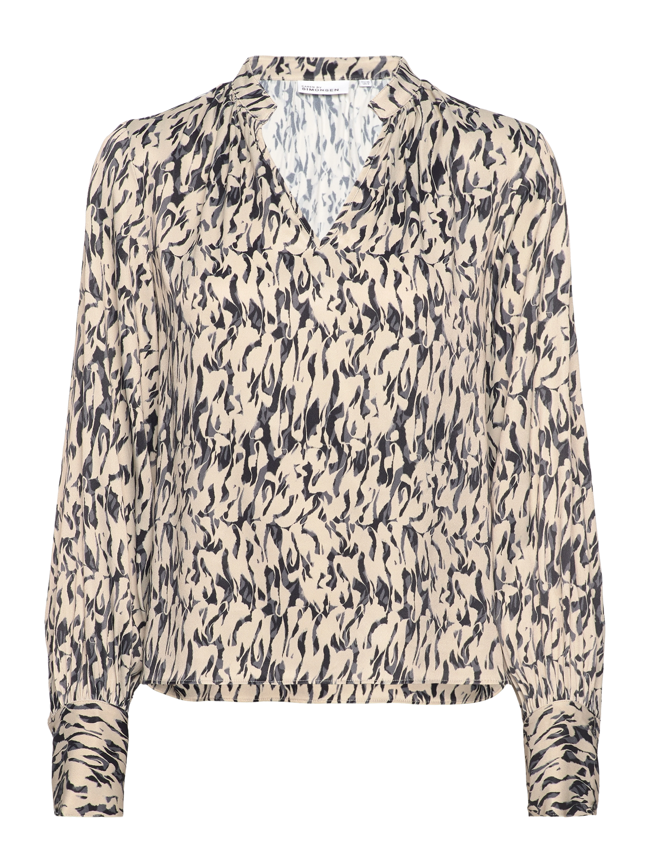 KAREN BY SIMONSEN Nikolekb Bluse Beige - 36 - Damen