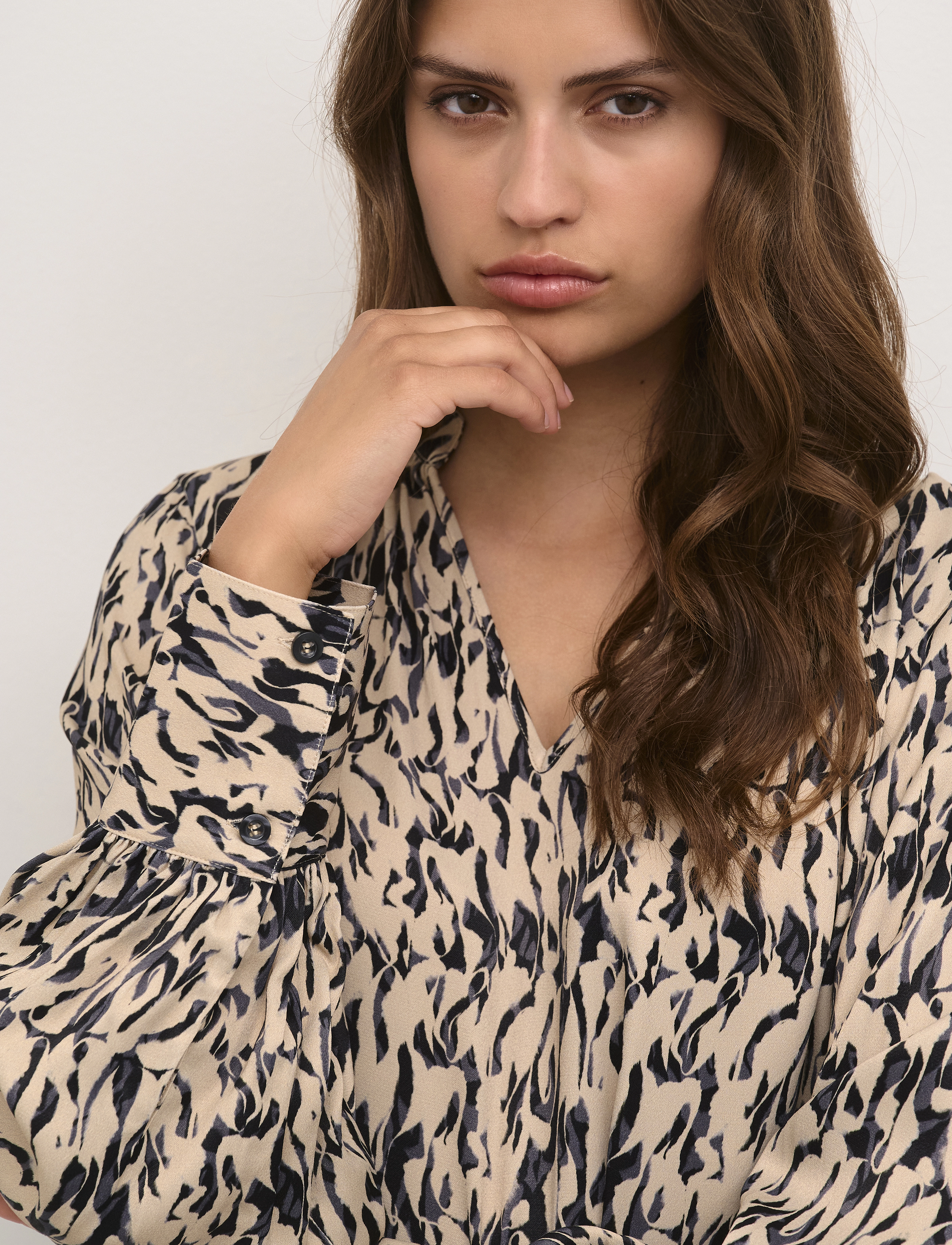 Karen By Simonsen - NikoleKB Blouse - langærmede bluser - nikole print black - 5